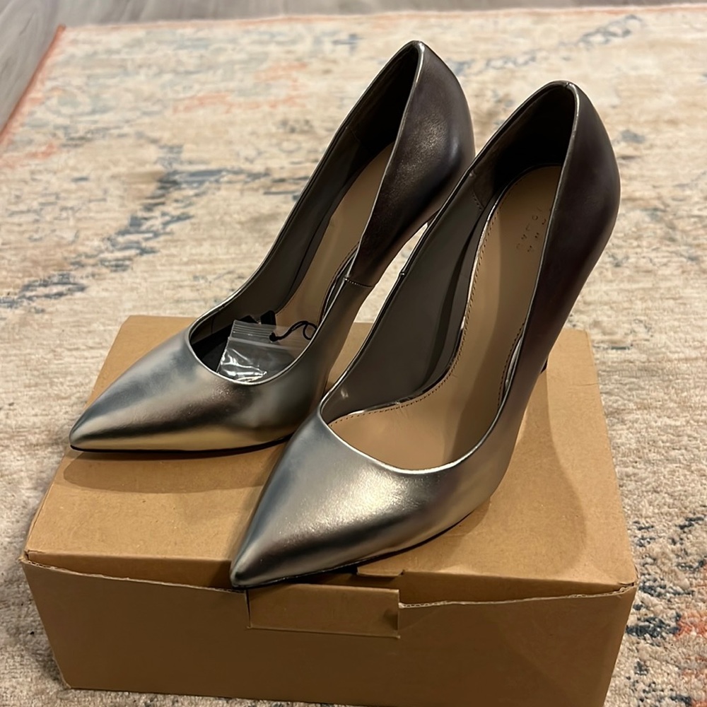 Silver ZARA Heels